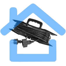 Удлинитель-шнур PROconnect на рамке ПВС 3х0,75мм², 20м, с/з, 6А, 1300Вт, IP20, черный