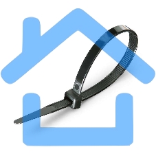 Нейлоновые стяжки FORTISFLEX КСС 4х250 мм черный 100 штук 49412