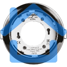 Светильник Navigator NGX-R1-005-GX53 IP20 черный хром