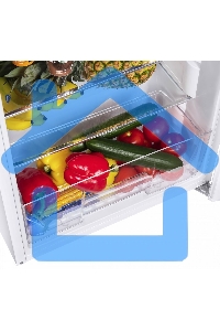 Холодильник Maunfeld MFF143W белый двухкамерный 170/41л морозилка снизу