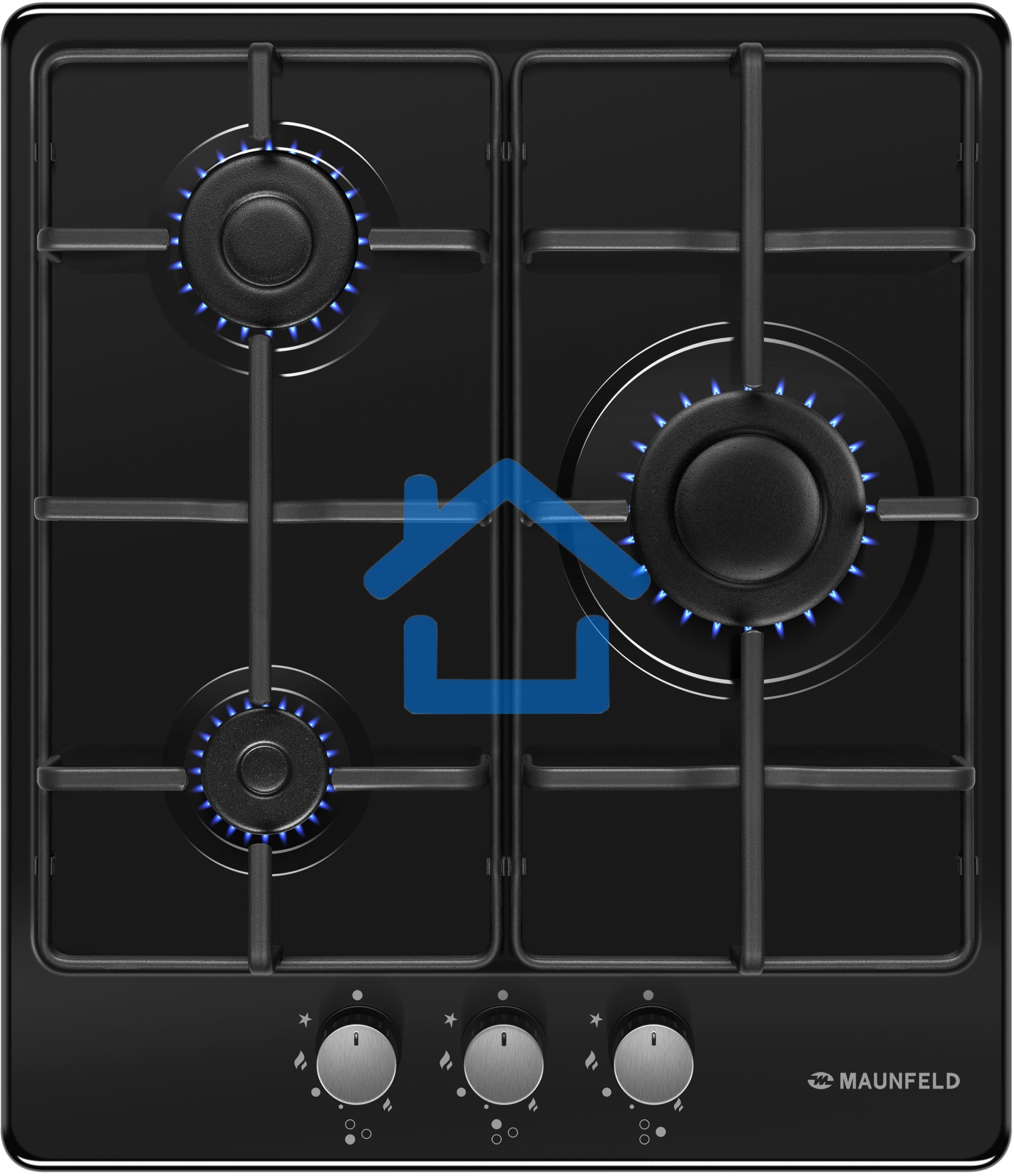 Газовая варочная панель Maunfeld EGHE.43.3STS-EB