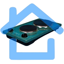 Электрическая плитка Лысьва ЭПБ 22 малахит/рябчик (настольная)