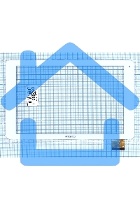 Сенсорное стекло (тачскрин) HXD-1055, белое