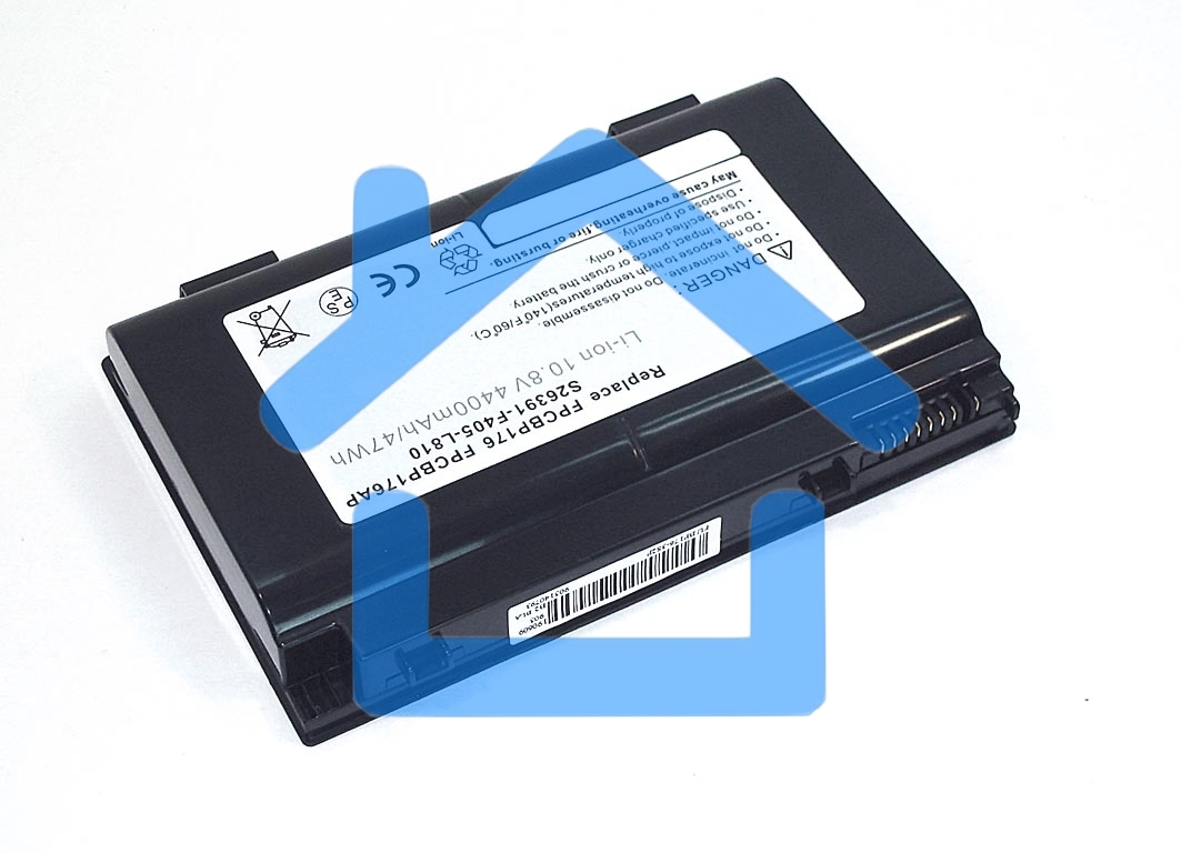 Аккумуляторная батарея для ноутбука Fujitsu LifeBook A1220 10.8V 5200mAh черный