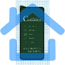 Керамическая пленка (стекло) для OPPO Reno черный
