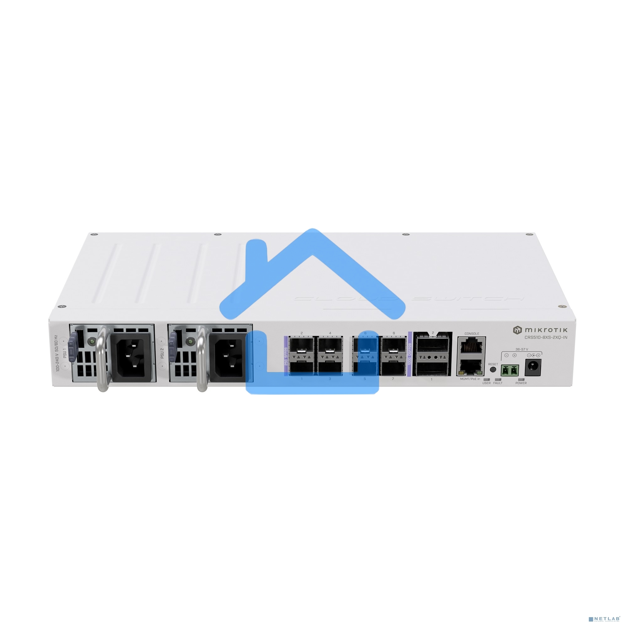 Коммутатор Mikrotik CRS510-8XS-2XQ-IN 8*XSFP+, 2QXSFP+