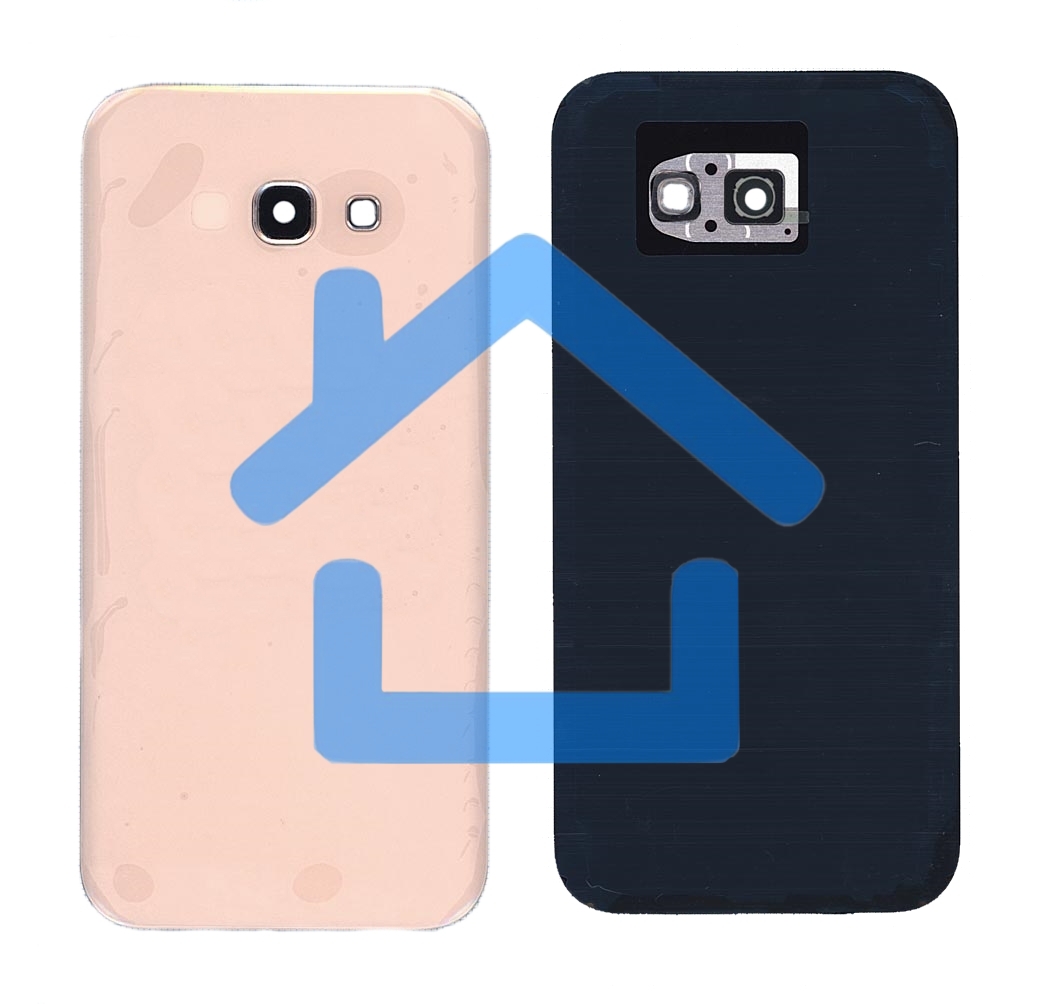 Задняя крышка для Samsung A520 Galaxy A5 (2017) розовая