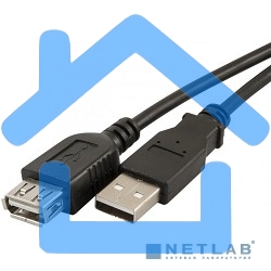 Кабель Defender USB 2.0USB02-06,AM-AF 1.8м, PolyBag,