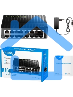 Коммутатор Cudy FS1016D (L2) 16x100Мбит/с неуправляемый