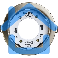 Светильник Navigator NGX-R1-004-GX53 IP20 сатин/хром