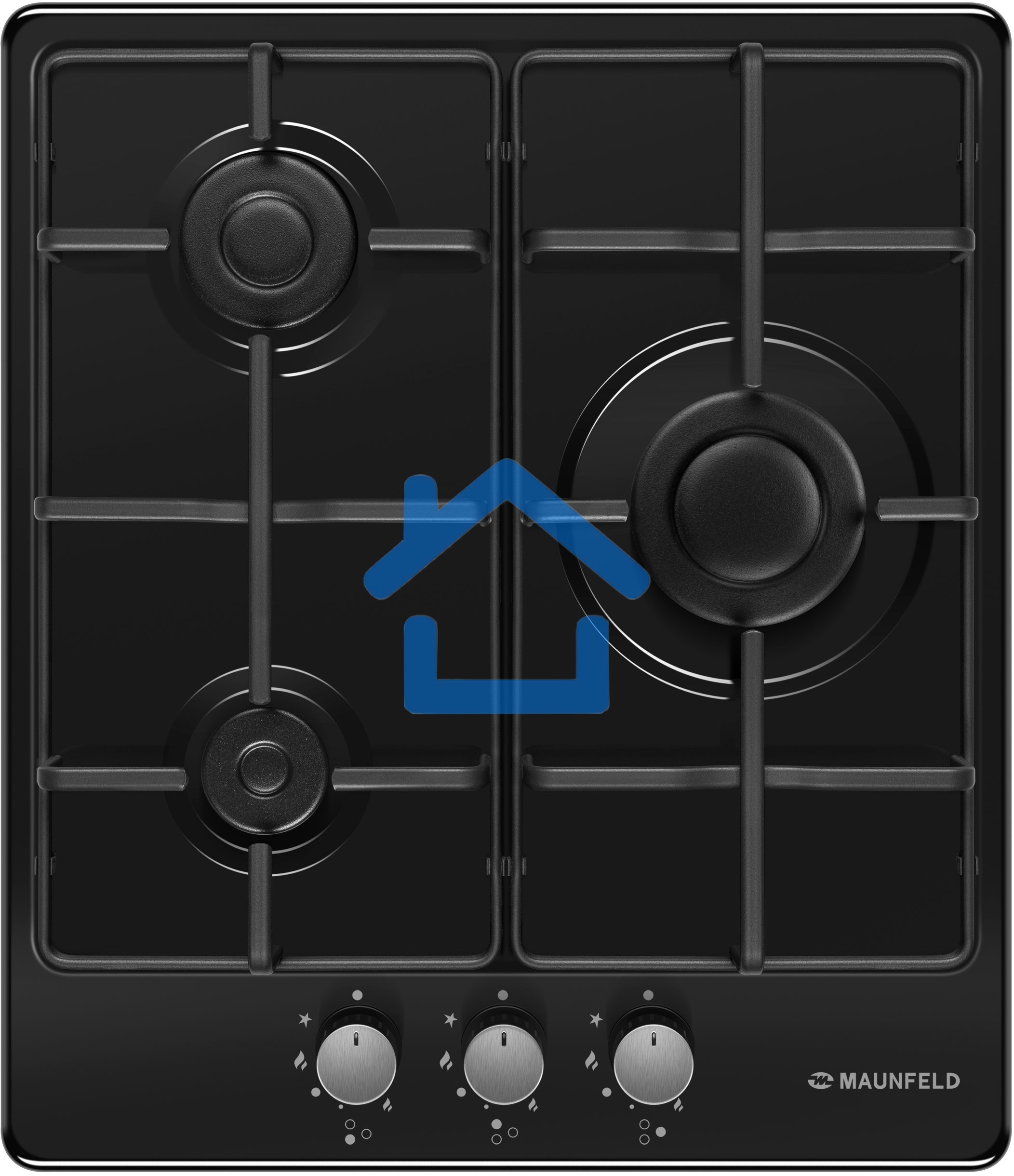 Газовая варочная панель Maunfeld EGHE.43.3STS-EB