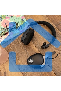 Гарнитура JLAB GO Work Wireless Headset, для компьютера/мобильных устройств, накладные, bluetooth, черный ieuhbgoworkrblk4