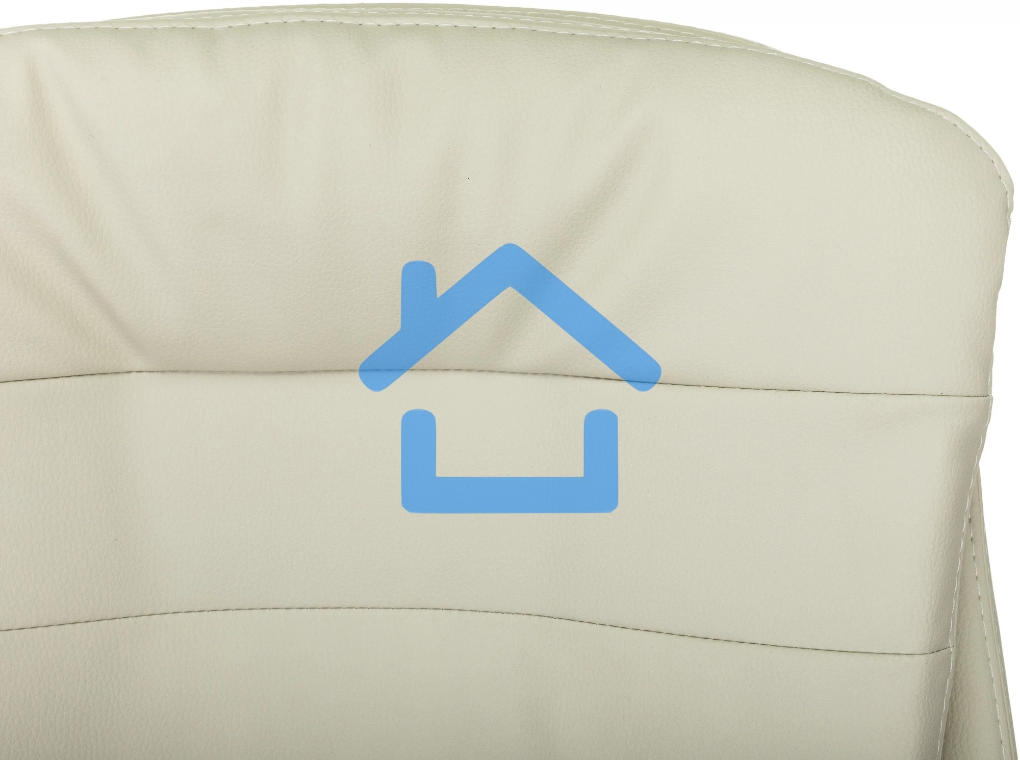 Кресло руководителя Бюрократ T-9950MSG-F слоновая кость эко.кожа, крестов. пластик подст. для ног