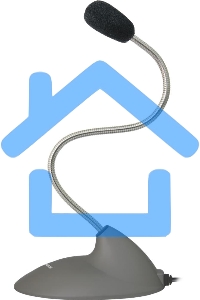 Микрофон компьютерный Defender MIC-111, серый, кабель 1,5 м