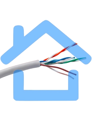 Кабель Exegate UTP 4 EX261518RUS пары кат.5e Exegate Special CCA, бухта 305м, серый, PVC