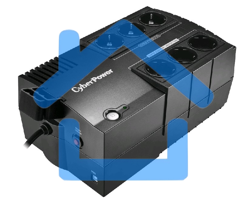 Источник бесперебойного питания CyberPower BS450E черный 450VA