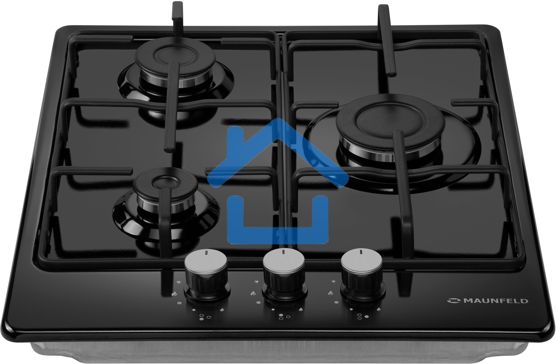 Газовая варочная панель Maunfeld EGHE.43.3STS-EB