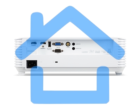 Проектор ACER H6541BDK (DLP, 1080p, 1920x1080, 4000Lm, 10000:1, +НDMI, USB, 1x3W speaker, 3D Ready, lamp 4000hrs, WHITE