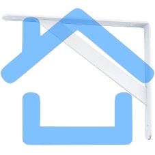 Кронштейн усиленный 400 х 280 х 30 х 4 мм, белый Сибртех Кронштейн усиленный 400 х 280 х 30 х 4 мм, белый Сибртех