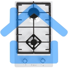 Газовая варочная панель Gefest ПВГ 1003 белая