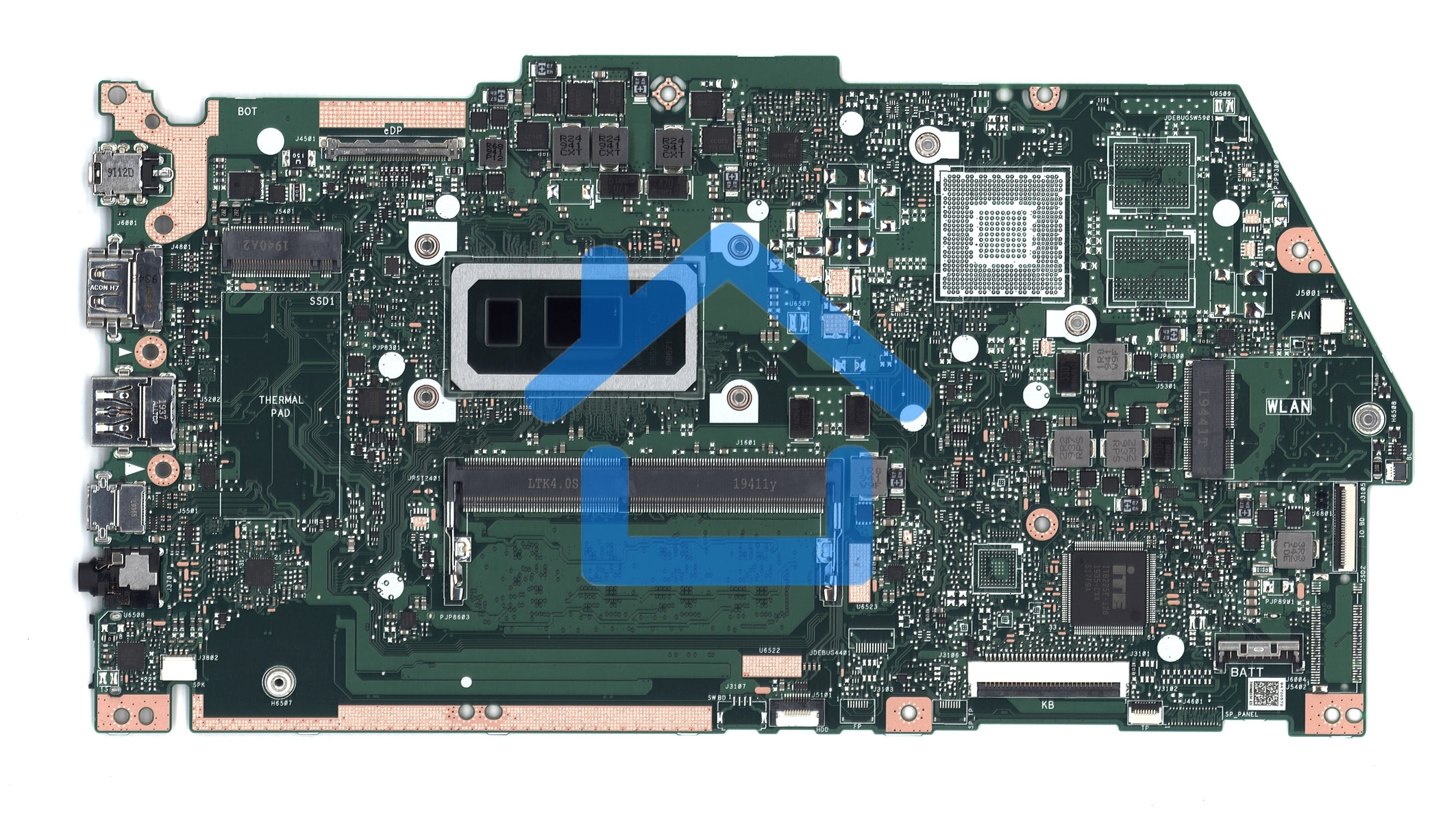 Материнская плата для Asus X531FA 8G/I7-10510U 90NB0LL0-R00060