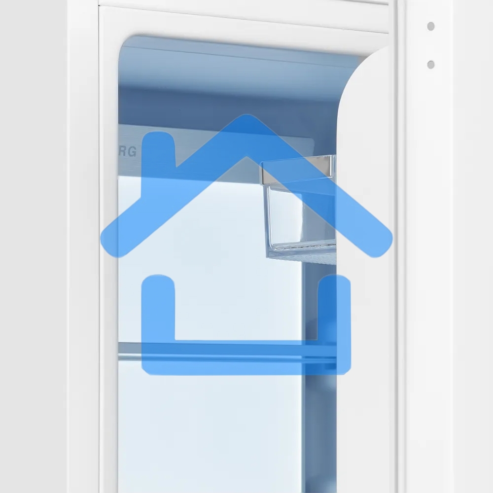 Встраиваемый холодильник Kuppersberg RBN 1760, High-Tech, объем 237 л, скользящий фасад, электронное управление, No Frost, антибактериальный пластик, звуковой сигнал при открытой дверце, перенавешиваемые двери, LED освещение, уровень шума 41 дБ, энергоэфф