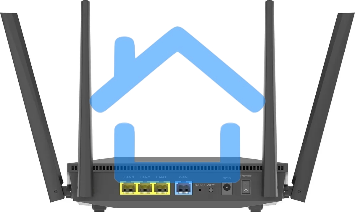 Роутер беспроводной Asus RT-AX52 AX1800 10/100/1000BASE-TX черный
