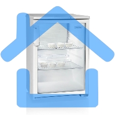 Холодильная витрина Бирюса Б-152 белый однокамерный 152л