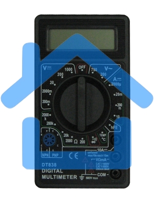 Инструменты Ресанта DT 838 Мультиметр 61/10/513 3,5 разр ж/к дисплей, 20 режимов