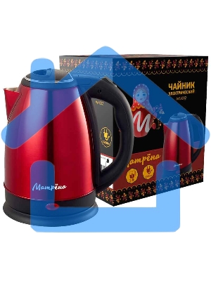Чайник электрический Матрена MA-002 электрический (1,8 л) стальной красный