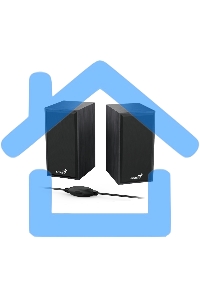 Акустическая система Genius SP-HF180, 2.0, 2 x 3W, USB-power, черный