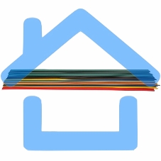 Термоусаживаемые трубки Rexant, 25,0/12,5 мм, набор пять цветов, упаковка 25 шт. по 1 м