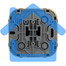 Выключатель 10A 1клав., дерево Quteo 