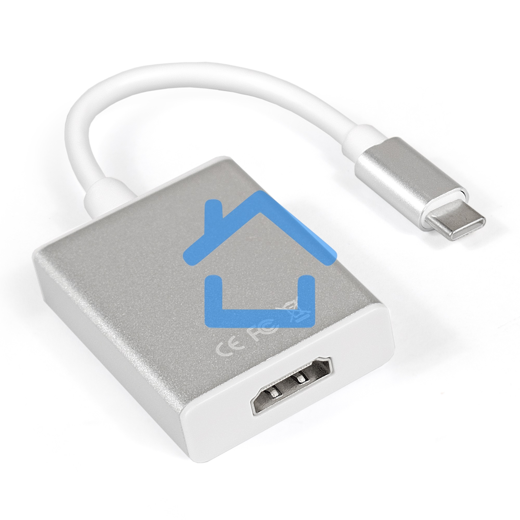 Кабель-адаптер ExeGate EX284937RUS Type C-HDMI ExeGate EX-CM-HDMIF-0.15 (USB Type C/19F, 0,15м)
