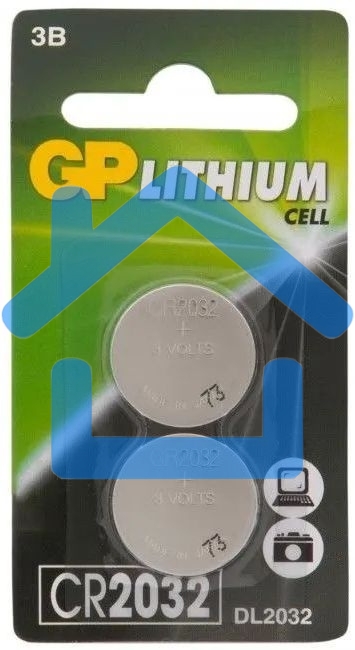 Батарея GP Lithium CR2032 (2шт) блистер