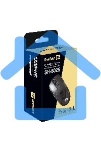 Мышь проводная ExeGate Professional Standard SH-8025 черный, 1000 dpi, USB, кнопки - 3