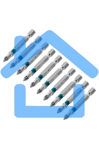 Набор бит GROSS 11344pz1х50 сталь s2 10шт
