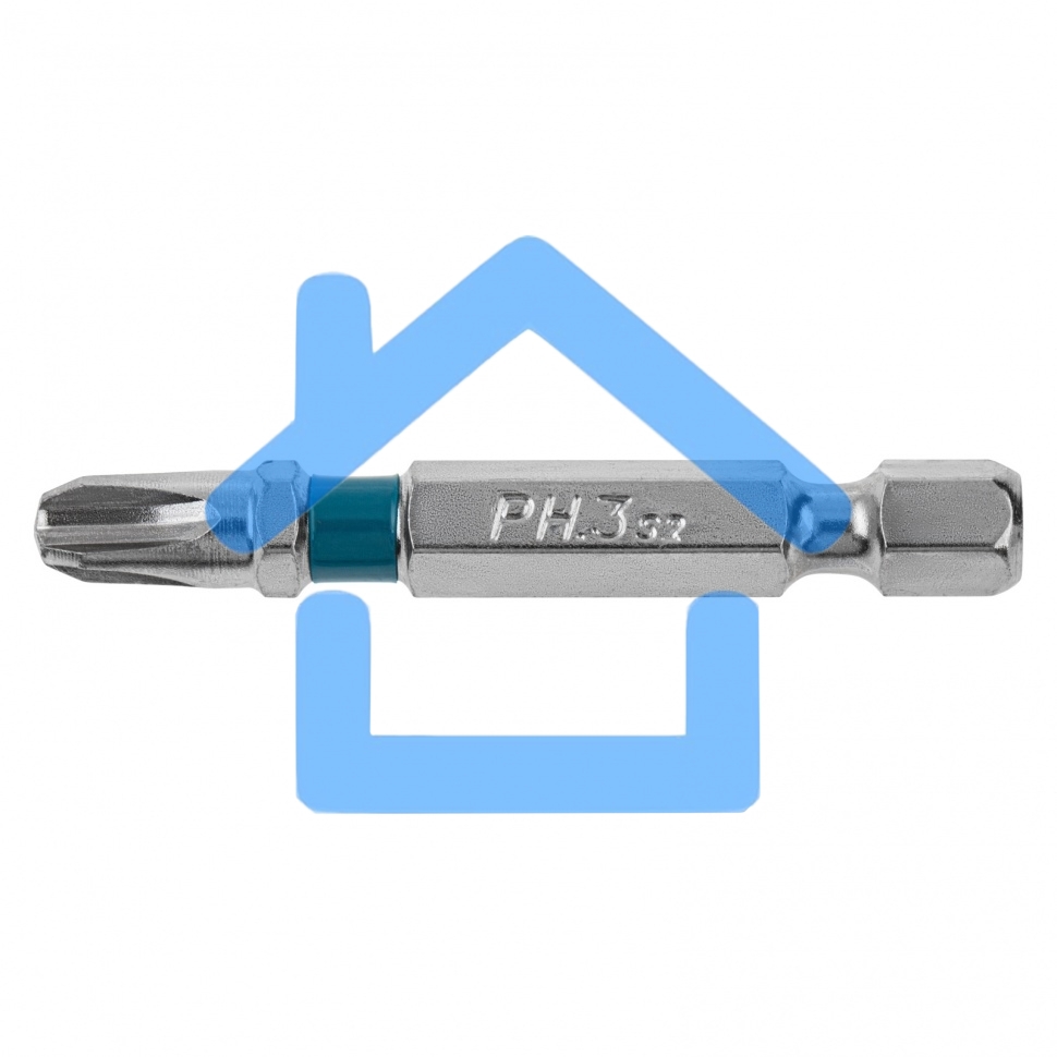 Набор бит PH3х50, сталь S2, 10 шт. Gross