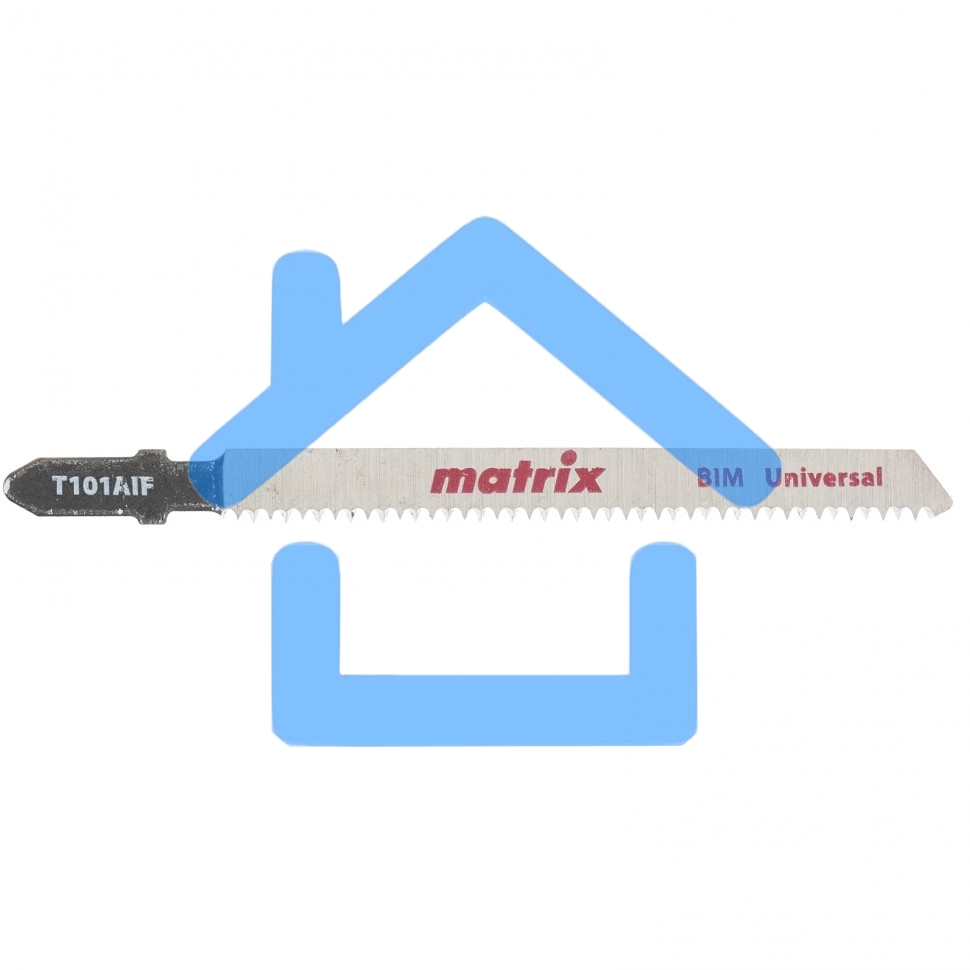 Полотна для электролобзика Matrix по дереву с покрыт.,3 шт.T101AIF,72x1,7мм,Bimetal