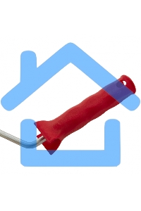 Валик Эмали, 250 мм, ворс 12 мм, D - 48 мм, D ручки - 8 мм, полиамид,полиакрил Сибртех