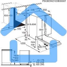 Встраиваемая посудомоечная машина Electrolux KESC2210L, черный, 44.6 см, 9 компл., 44 дБ, класс E