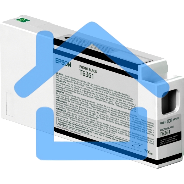 Картридж струйный Epson C13T636100 фото черный (700 мл) для Stylus Pro 7900/9900