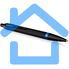 Ручка шариковая Parker IM Vibrant Rings K315 (CW2172941) Marine Blue PVD M, синие чернила, подарочная коробка