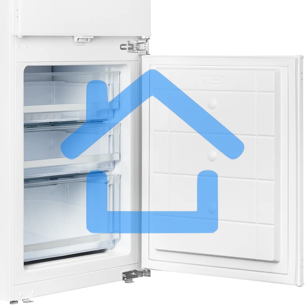 Встраиваемый холодильник Kuppersberg RBN 1760, High-Tech, объем 237 л, скользящий фасад, электронное управление, No Frost, антибактериальный пластик, звуковой сигнал при открытой дверце, перенавешиваемые двери, LED освещение, уровень шума 41 дБ, энергоэфф