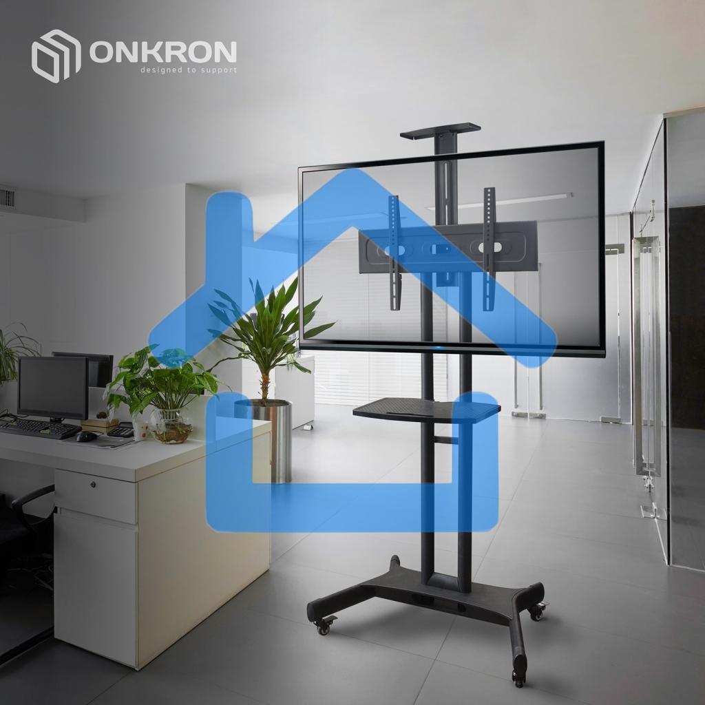Мобильная стойка ONKRON TS1551 черный