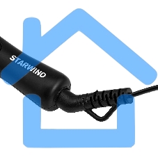 Щипцы Starwind SHS 7035 30Вт макс.темп.:200С покрытие:турмалиновое черный/фиолетовый