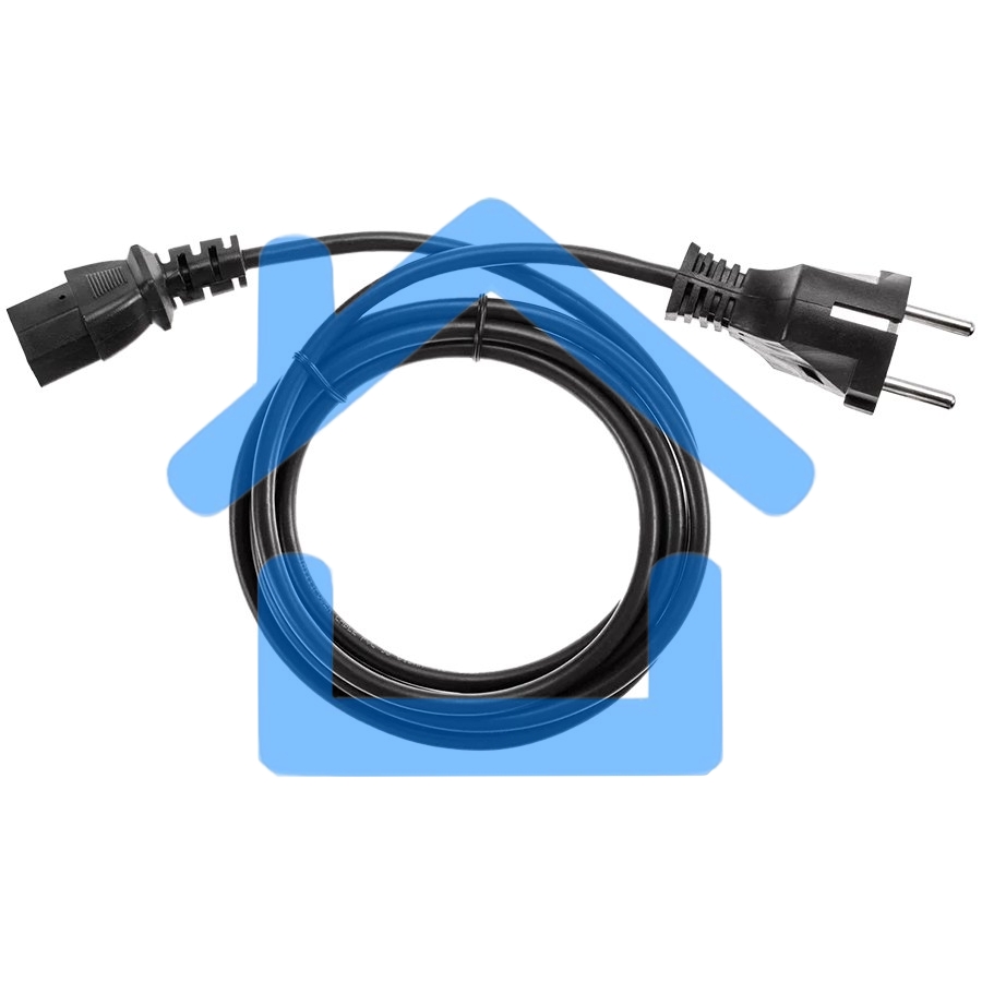 Кабель компьютер - розетка 1.8m 220V (Европейский стандарт) VCOM/TELECOM