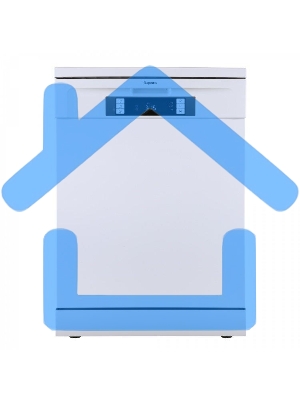 Посудомоечная машина Бирюса DWF-614/6 W, белый, 59.8 см, 14 компл., 49 дБ, класс A++