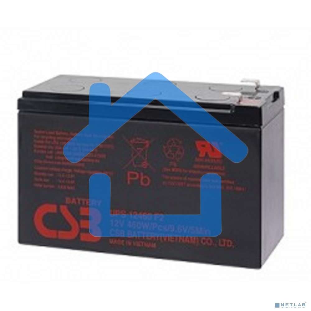 Батарея CSB 12460 (12V 9Ah)клеммы F2
