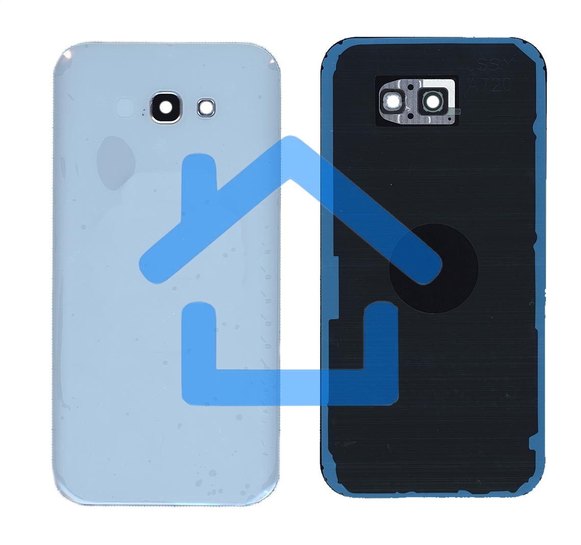 Задняя крышка для Samsung A720 Galaxy A7 (2017) синяя